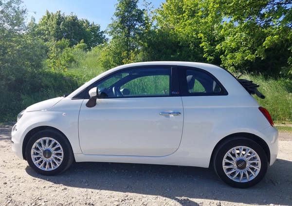 Fiat 500 cena 52900 przebieg: 24000, rok produkcji 2021 z Chojnice małe 92